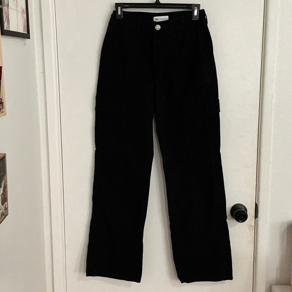 Mango Women's Black Straight Leg Jeans
